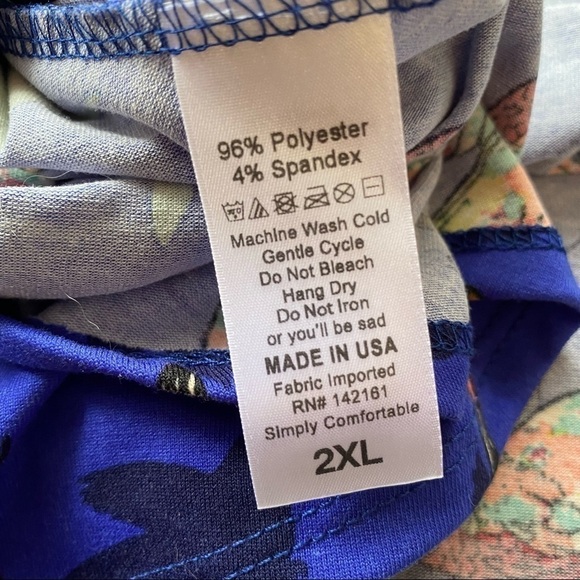 Lularoe 2XL hummingbird skirt - Picture 8 of 8